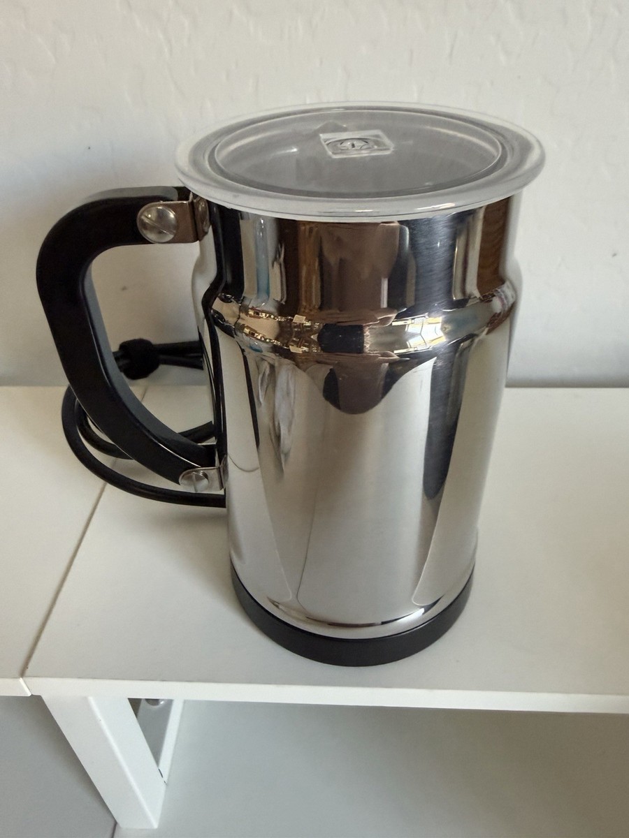 Nespresso Aeroccino Plus Milk Frother Silver Chrome Model 3192 - T