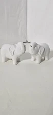 Bia Cordon Bleu Elephant Salt & Pepper Shaker White Ceramic Porcelain
