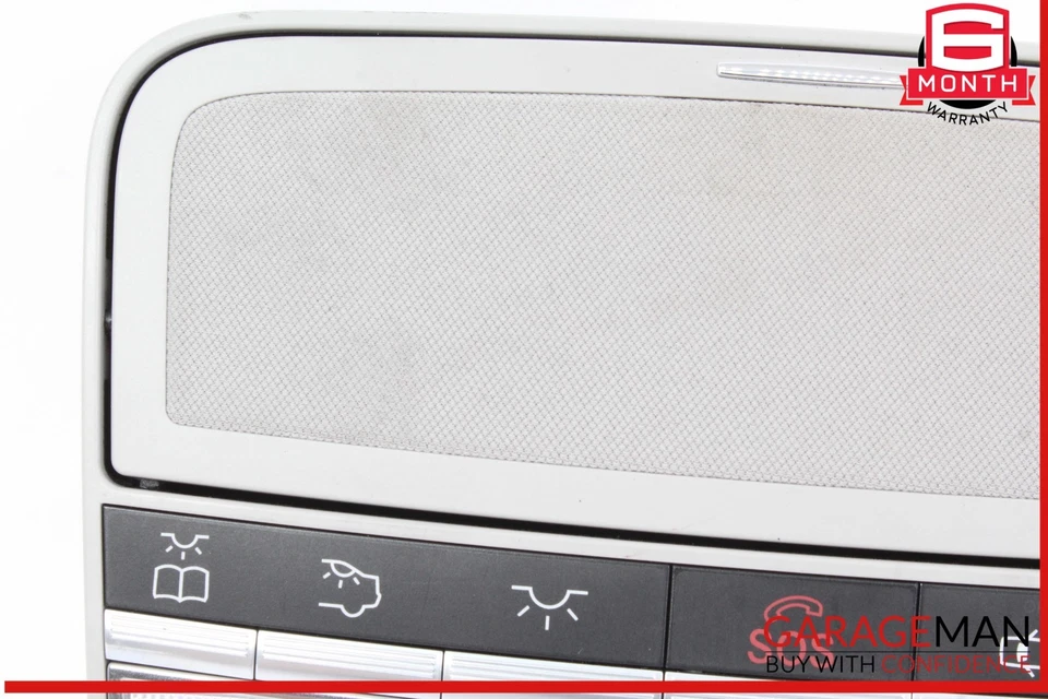 07-09 Mercedes W216 CL550 Luz Domo Superior Control Techo Corredizo Gris OEM Foto 3 de 4