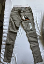 NEW NWT 511 Tactical Jeans Women 6 29x32 Long Defender-Flex Tan Green Slim 64415