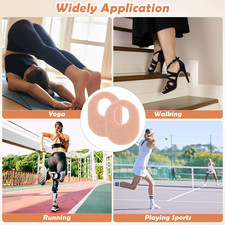 72 Pcs Callus Pads Soft Felt Callus Cushion Pads for Bottom of Foot Self Adhe...