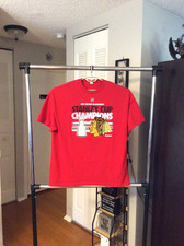 Chicago Blackhawks 2013 Stanley Cup Champions Roster Red Shirt Adult 2XL Reebok