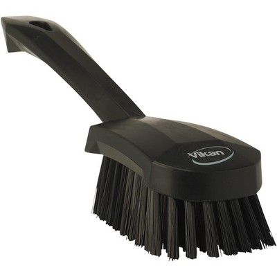 10'' Black PP/PBT Stiff Washing Brush for Cleaning Scrubbing 41929