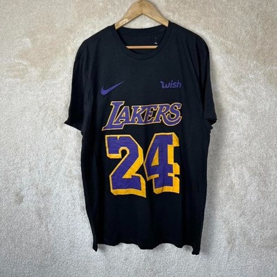 Nike Los Angeles Lakers Black Mamba 24 NBA Kurzarm T-Shirt Herren Large schwarz