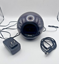 iHome iBT29 Bluetooth Color Changing Radio Alarm Clock Round Speaker w Adapters
