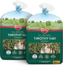 Kaytee All Natural Timothy Hay for Guinea Pigs, Rabbits 12 Pound (Pack of 1) 