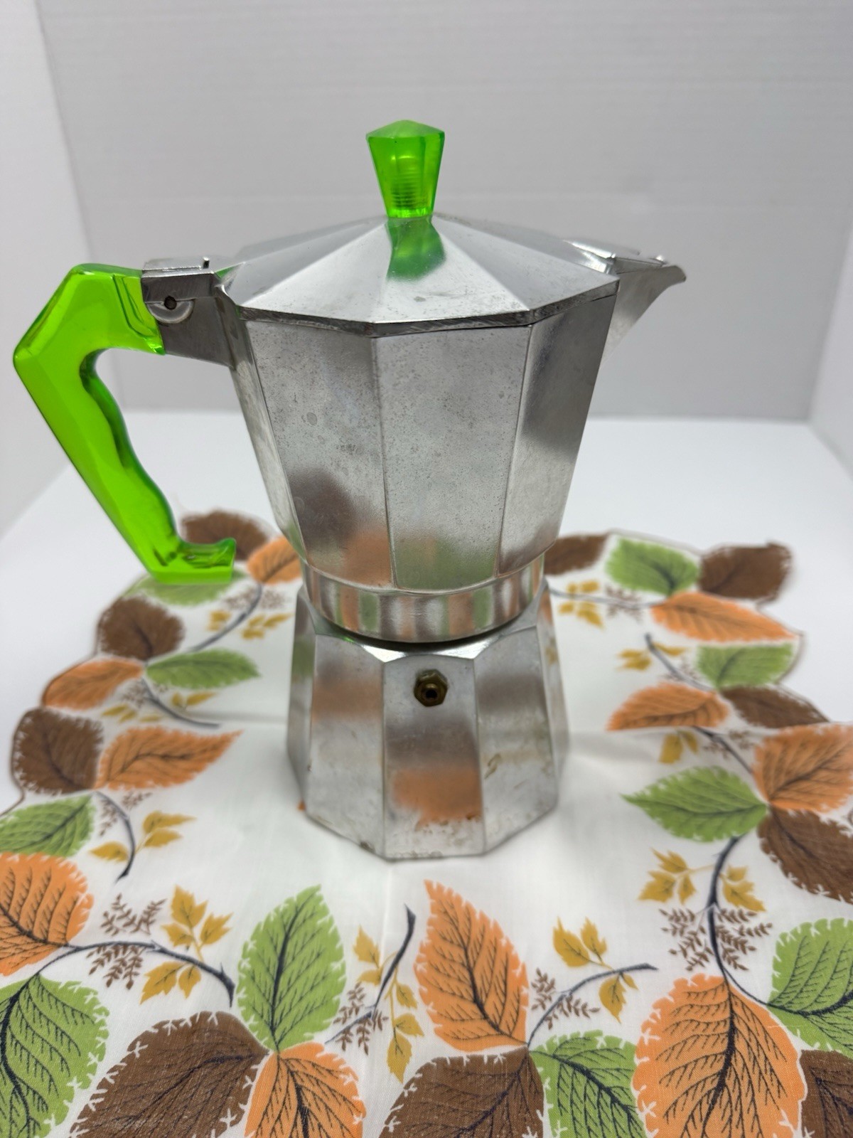 Stovetop Percolator Green Lucite