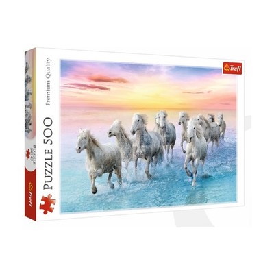 Trefl Toys, Movies & More Galloping White Horses (500 Pieces) SW (New)