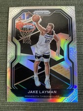 2020-21  Jake Layman Panini Prizm SILVER PRIZM Minnesota Timberwolves NBA #245