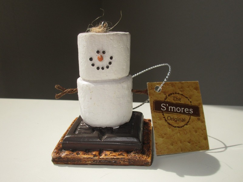 MIDWEST Original S’MORES Christmas Ornament Snack Marshmallow Snowman Y2K