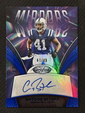 2025 Panini Certified Antoine Betha Autograph Card /49