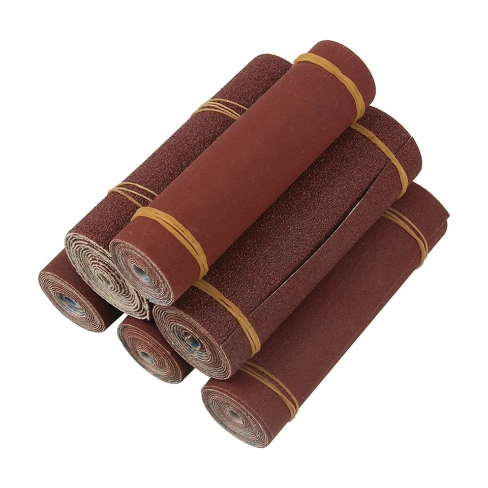 1 Rouleau 1M 80-600 Gravier Émeri Tissu Roll-Polishing Sand-Paper for Meulage - Photo 2/4