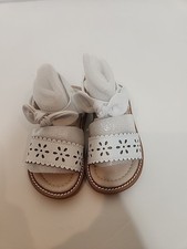 Ginfive White Flower Sandals Toddler Girls Size 6 New