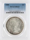 1888 Morgan Silver Dollar PCGS MS64 S$1 Philadelphia Minted No Reserve