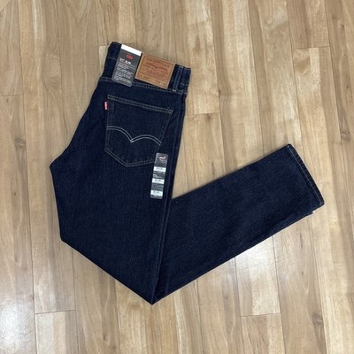 Levis 511 Jeans Straight Slim Fit Herren W32 L32 dunkelblau Denim Zip Fly neu mit Etikett