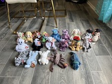 Ty Beanie Babies Original Retired Lot 1990s Plush Toys Collection Heart Tags
