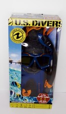 U.S. Divers Adult Silicone Snorkel Set with Camera Attachment L/XL New