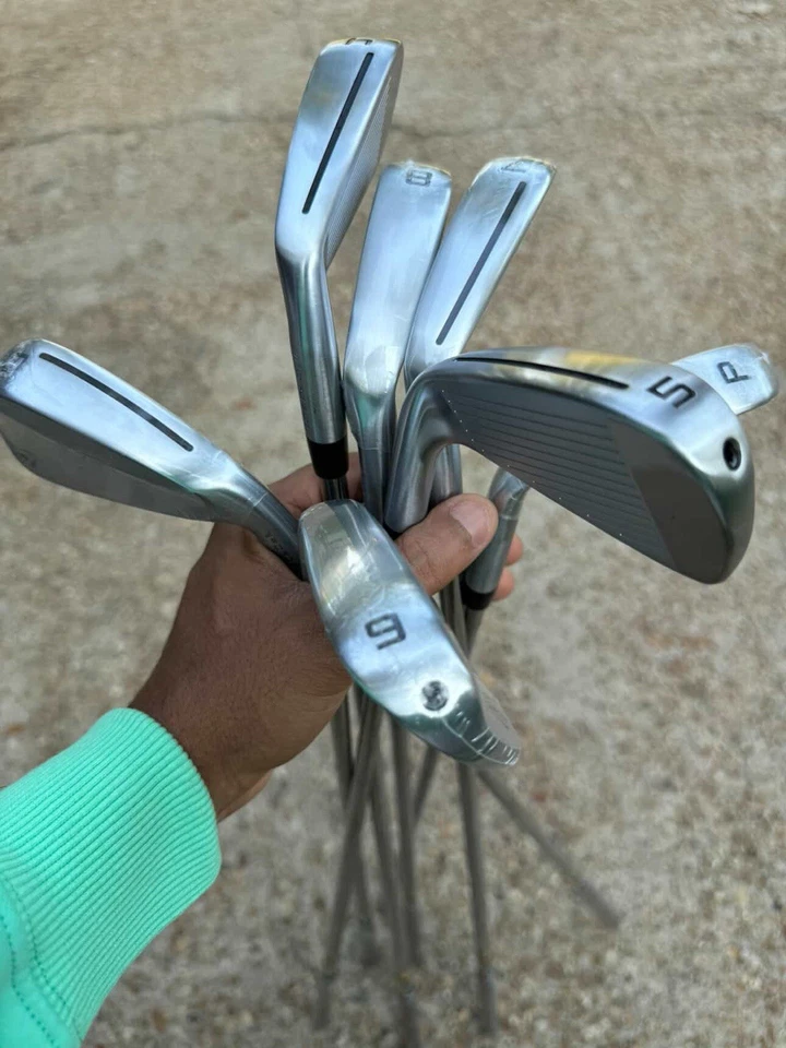 Juego de hierros TaylorMade P790 2025 4-PW con ejes rígidos Dynamic Gold S300  Foto 2 de 4