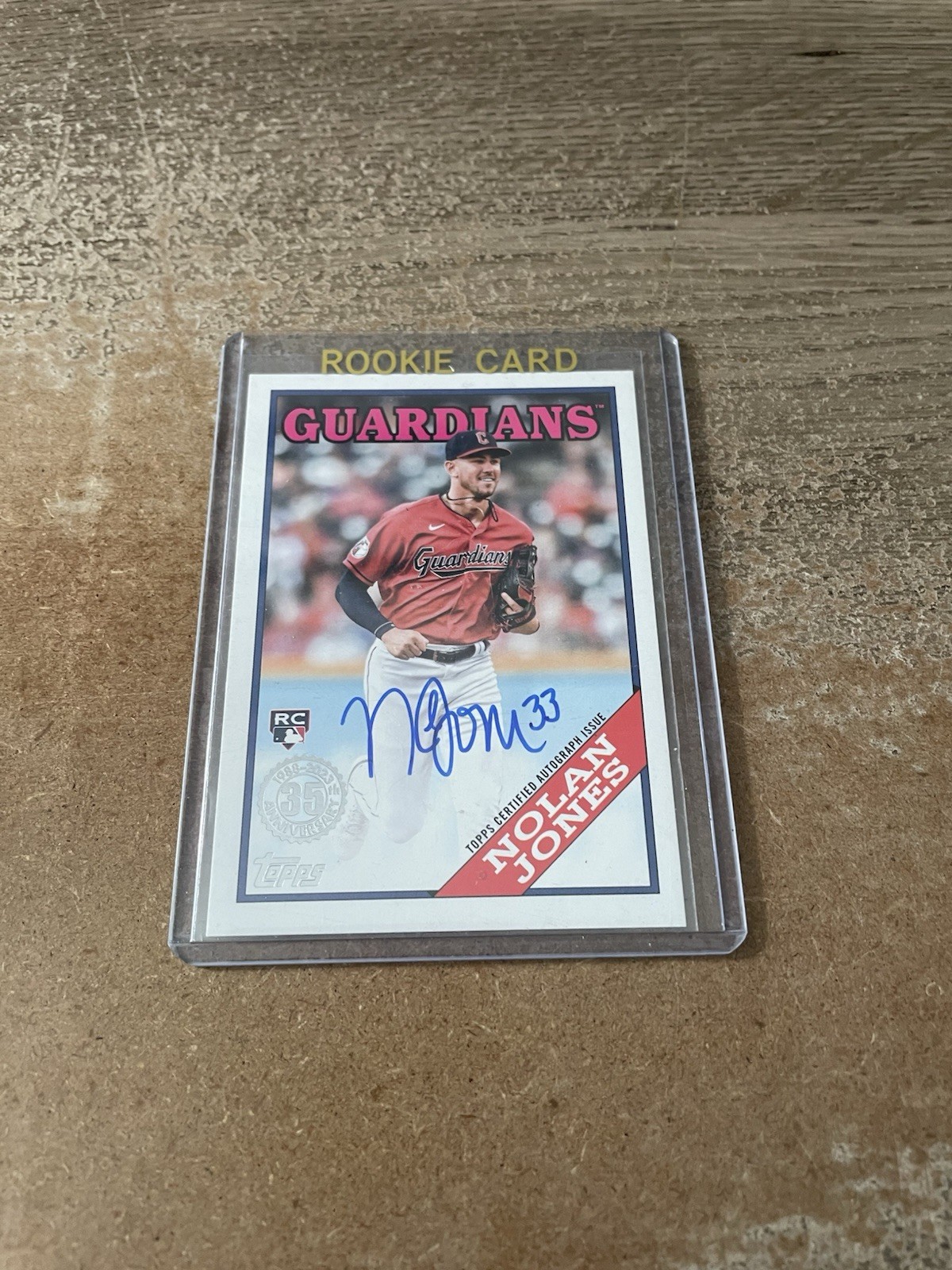 2023 Topps Update Series 1988 #88BA-NJ Nolan Jones Auto RC Guardians