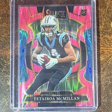 Panini 2025 Select Prizm Concourse Tetairoa McMillan #44 Panthers NFL Football