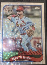 2024 Topps Series 1 - 1989 Topps Baseball Foil Masyn Winn #89B-58 (RC)