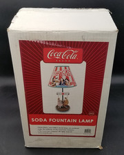 COCA COLA Soda Fountain Lamp NEW IN BOX