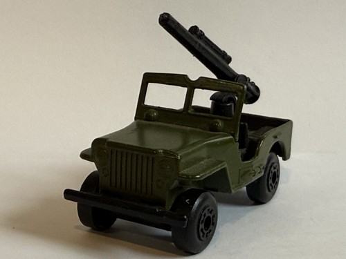 Jeep Matchbox Lesney Superfast 1978 del ejército de Estados Unidos No.38 - Imagen 2 de 14