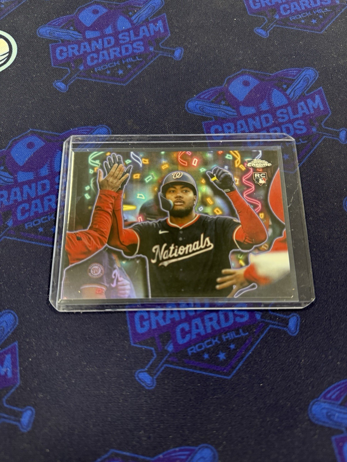 2025 Topps Chrome Update James Wood Celebracion RC