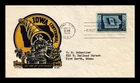 US COVER IOWA STATEHOOD CENTENNIAL FDC SCOTT 942 KEN BOLL CACHET CRAFT
