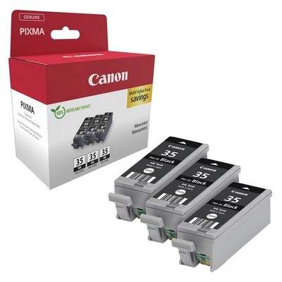 Canon PGI-35 TRIPLE schwarz Original Tintenpatronen black Ink PGI35BK 1509B028