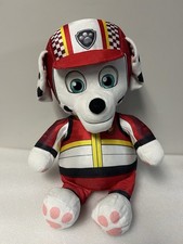 Large PAW PATROL Ready Race Rescue Plush Animal Toy Dog Marshall 22  RARE