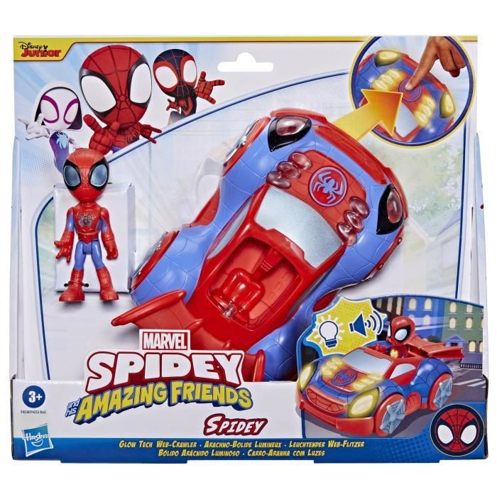 Spidey arachno bolide lumineux le cadeau d'anniversaire idéal avec figurine Spiderman