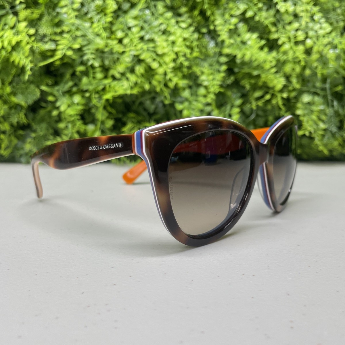 DOLCE & GABBANA Big Cat Eye Polarized Sunglasses DG4207 2765  display picture 1
