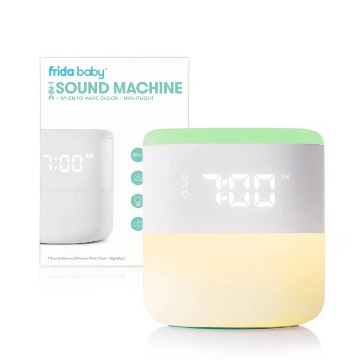 Frida Baby 100001463 3-in-1 Bluetooth White Noise Sound Machine, White