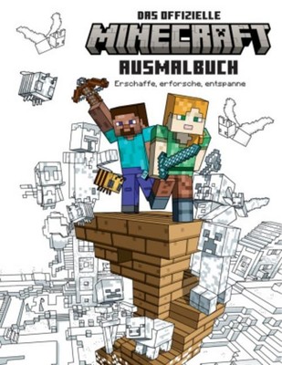 Insight Editions Das offizielle Minecraft Ausmalbuch
