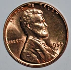 1955 S S/S Doubled Die Obverse Lincoln Wheat Cent Penny Red BU Coin RPM