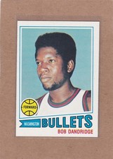 1977-78 TOPPS BASKETBALL WHITE BACK BOB DANDRIDGE #25 BULLETS NM/NMMT *A46587