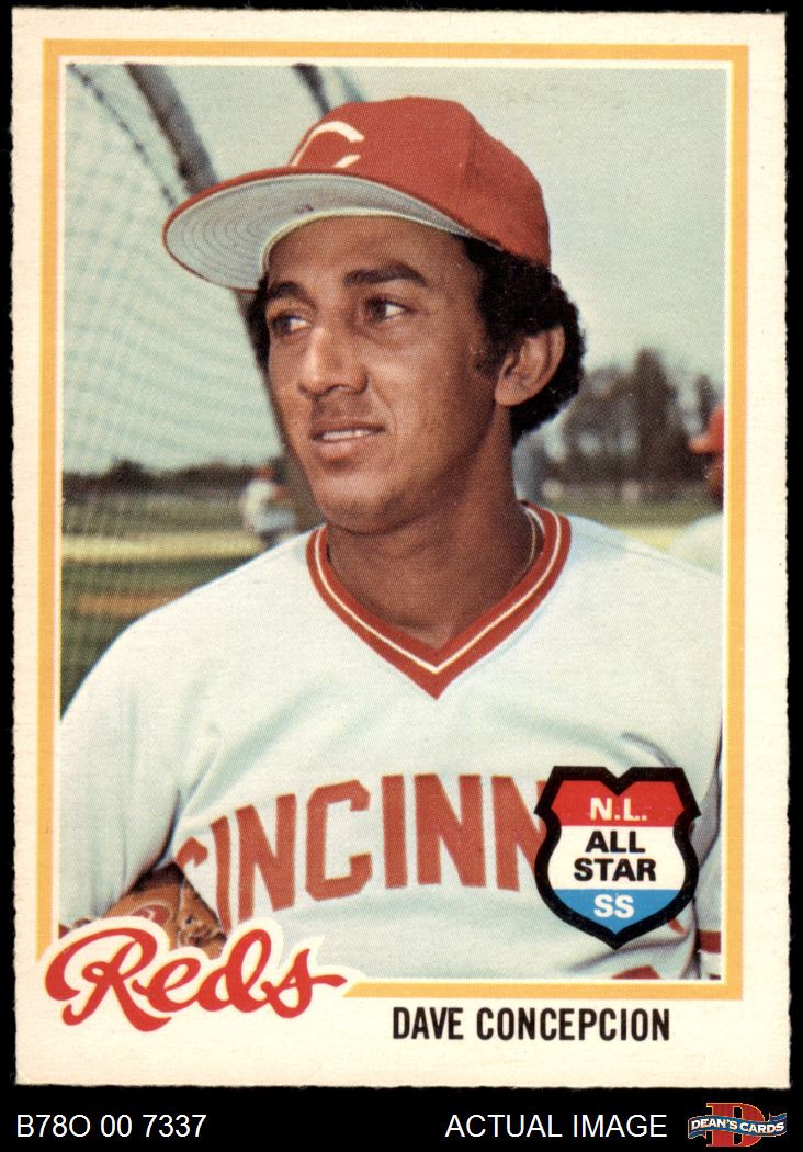 1978 O-Pee-Chee #220 Dave Concepcion Reds 5 - EX