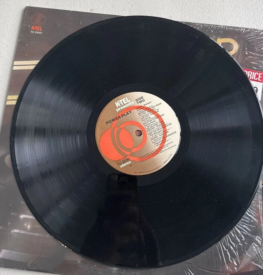 Power Play Various Artists LP Vinyl Record 1980 - OG Shrink Wrap_VG++ - Image 4 of 4