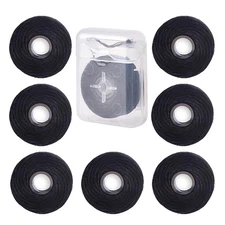 8Pcs/Pack Bamboo Charcoal Dental Flosser Mint Flavor Floss Black 