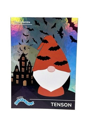 Tenson #92 2025 Panini Squishmallows Halloween Edition Rainbow Foil
