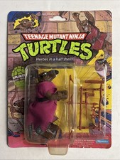 1988 Playmates TMNT Teenage Mutant Ninja Turtles Splinter Action Figure Sealed