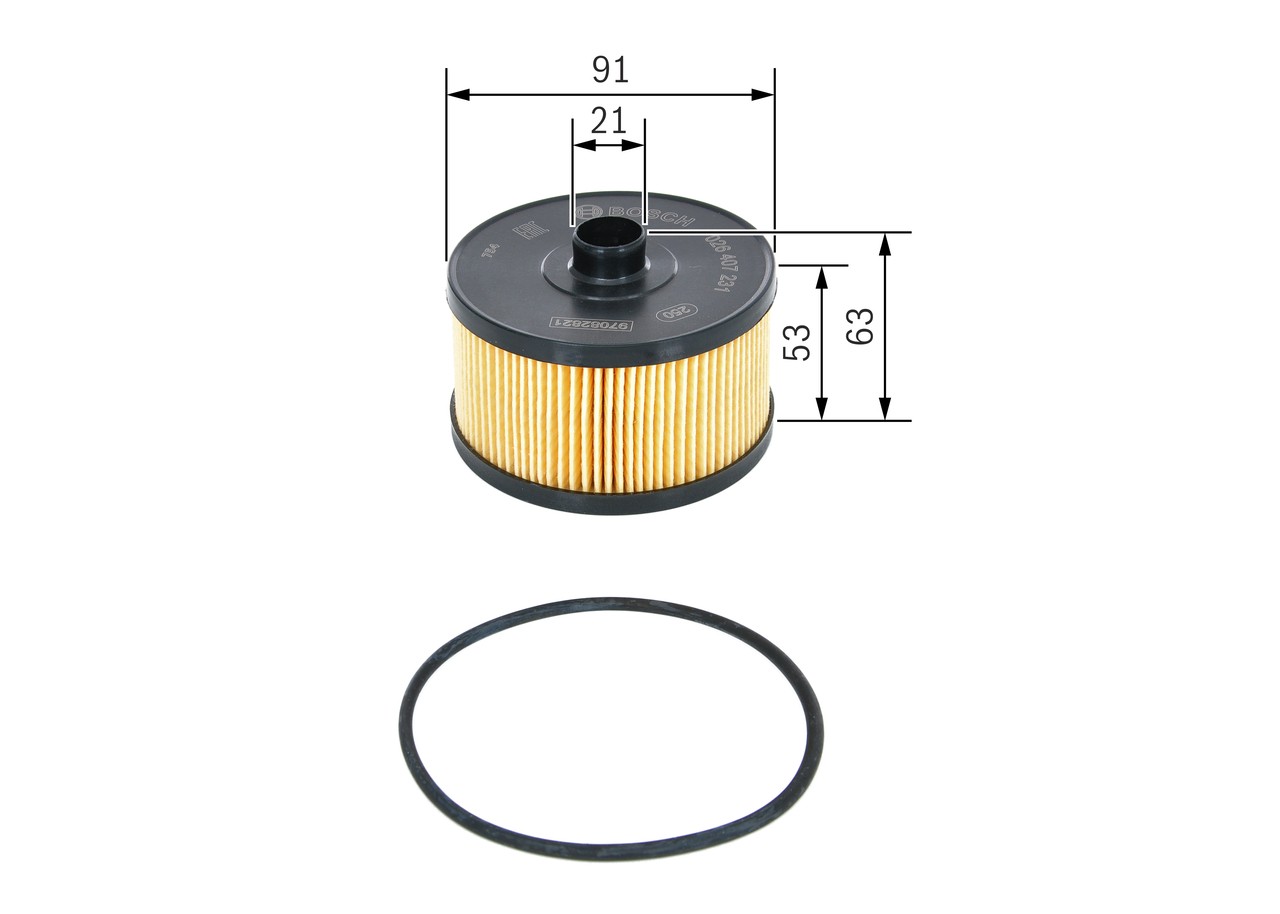 BOSCH F026407231 Oil Filter Fits Dacia Mercedes-Benz Mitsubishi Nissan Renault - Image 43