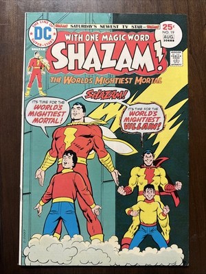 Shazam #19 DC Comics 1975 1st Appearance of Reverse Shazam  Zazzo