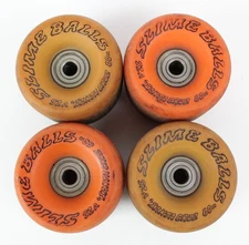 Old School Santa Cruz Slime Balls 60mm 92A Skateboard Wheels
