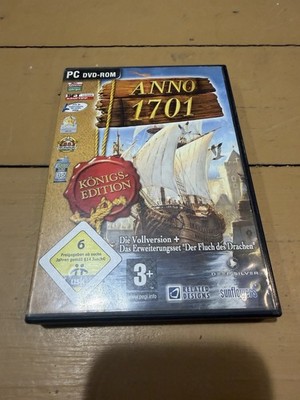 DVD Anno 1701 Königs-Edition PC Game Add-on DVD-ROM Film Movie Deutsch