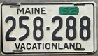 1952 Maine License Plate — photo 1
