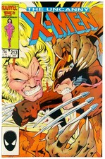 Uncanny X-Men #213 1987 Marvel Comics NM Comic Book Direct