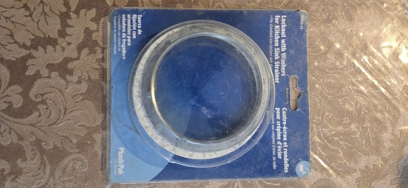 PlumbPak - Locknut with Washers for Kitchen Sink Strainer - MPN - PP820-23