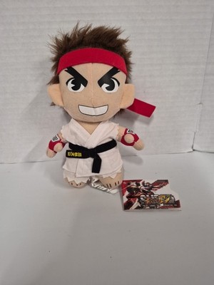 Street Fighter Ryu Plush Doll 8'' Capcom Licensed NWT